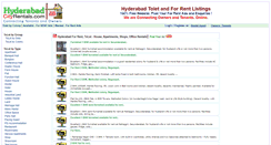 Desktop Screenshot of hyderabadcityrentals.com